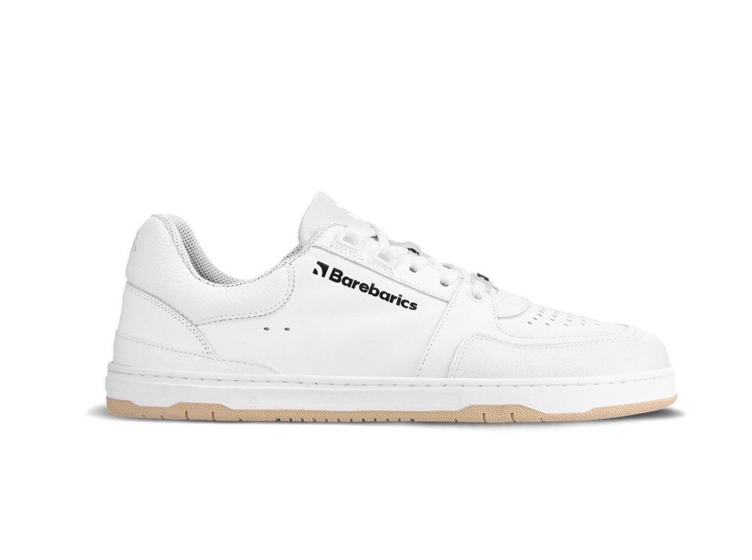 Barefoot Sneakers Barebarics Wave - All White Unisex Minimalist Shoes for Running, Walking & Gym Workouts