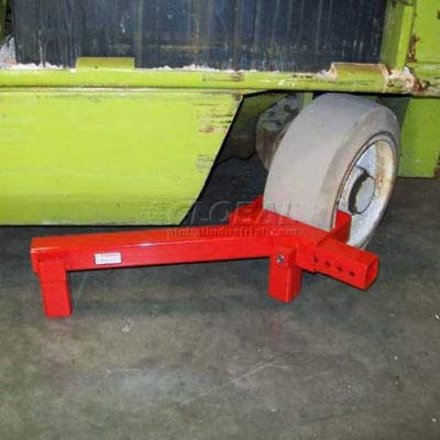 Equipment Lock Co. Cushion Tire Lift Lock with Unique Keying (CTLL-KD) - Secure Your Warehouse Equipment & Forklifts from Unauthorized Access