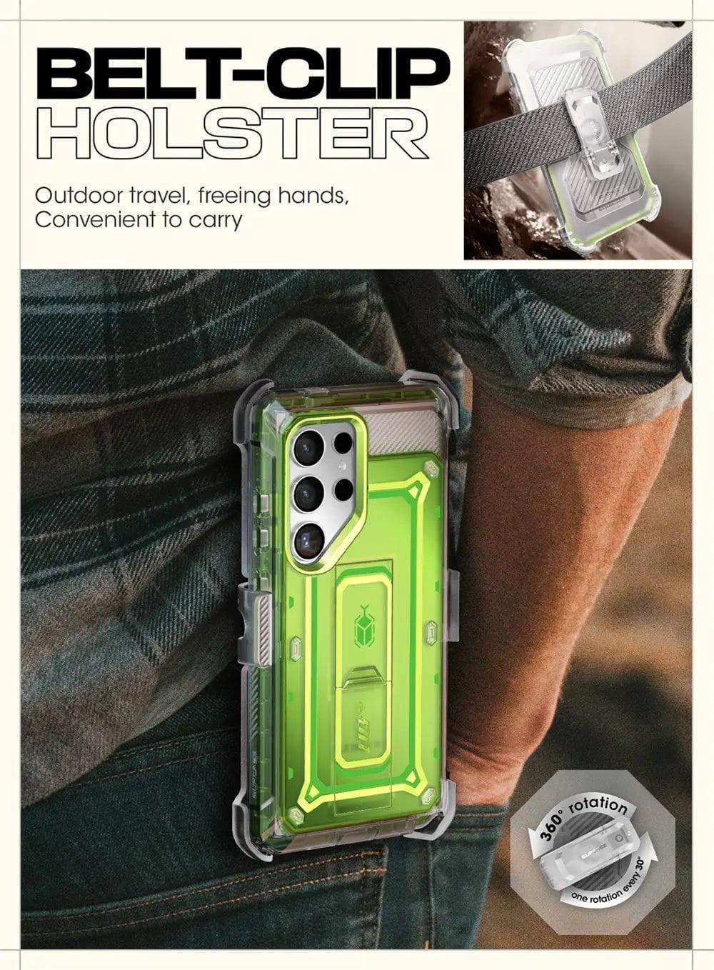 Samsung Galaxy S24 Ultra Case - Supcase UB Pro Full Body Dual Layer Protective Cover with Kickstand | Shockproof & Drop Protection for Everyday Use & Outdoor Activities