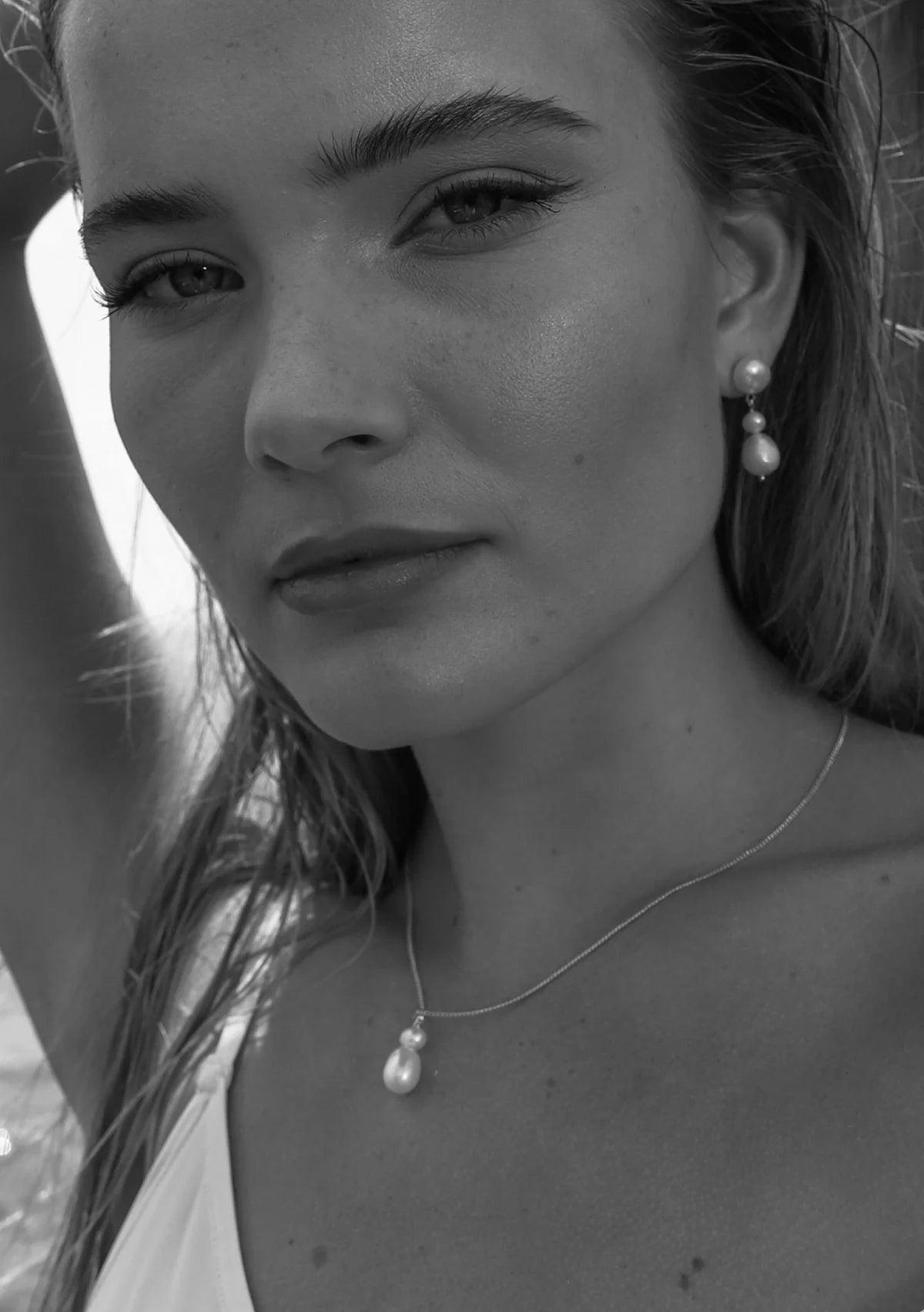 Lola Knight Sterling Silver Holly Pearl Necklace - Elegant Jewelry for Women, Perfect for Weddings, Parties & Gifts