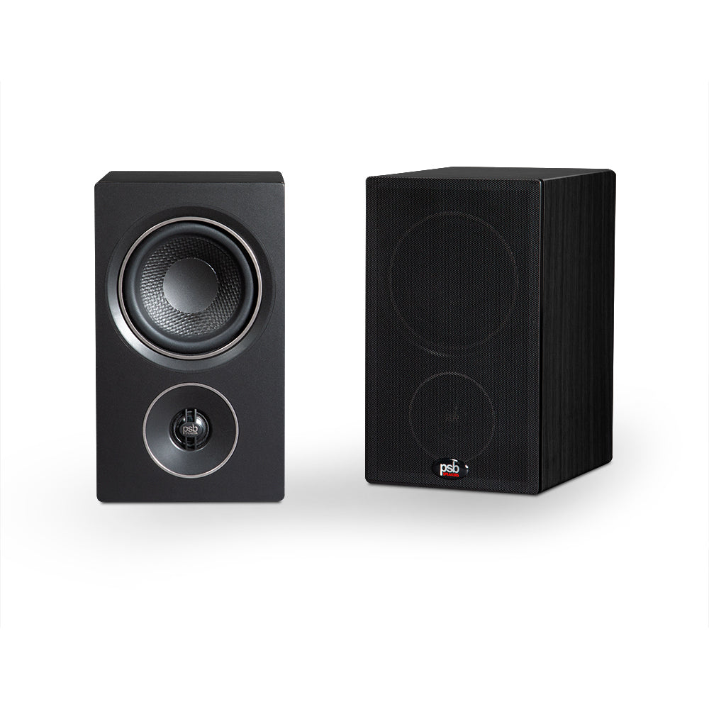 PSB Alpha P3 Compact Bookshelf Speakers (Pair) - High-Fidelity Audio for Home Theater, Music & Gaming - Perfect for Small Spaces & Desktop Setups
