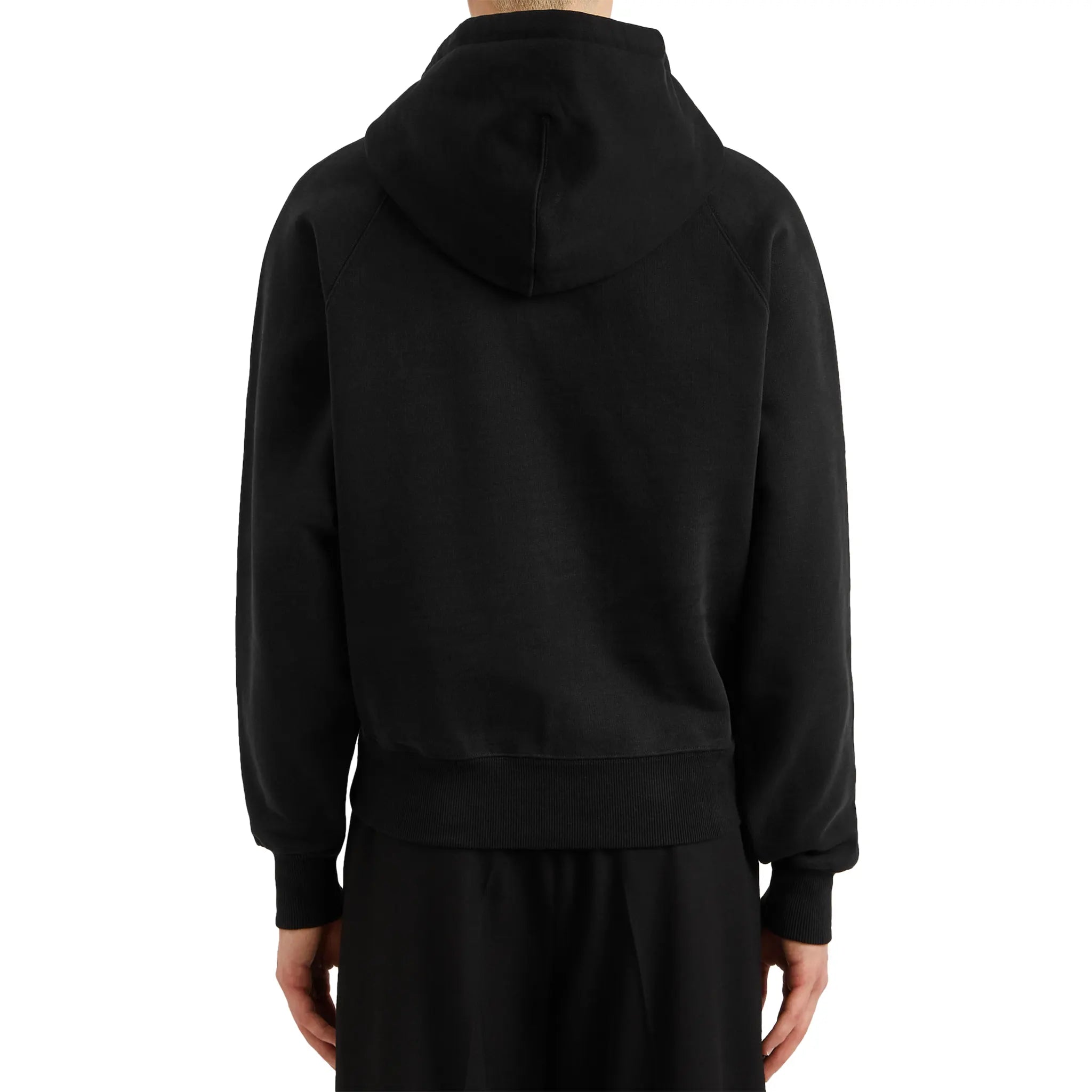 Ami Paris Ami De Coeur Logo Cotton Black Hoodie for Men - Casual Streetwear Pullover Sweatshirt | Perfect for Everyday Wear, Gym & Outfits