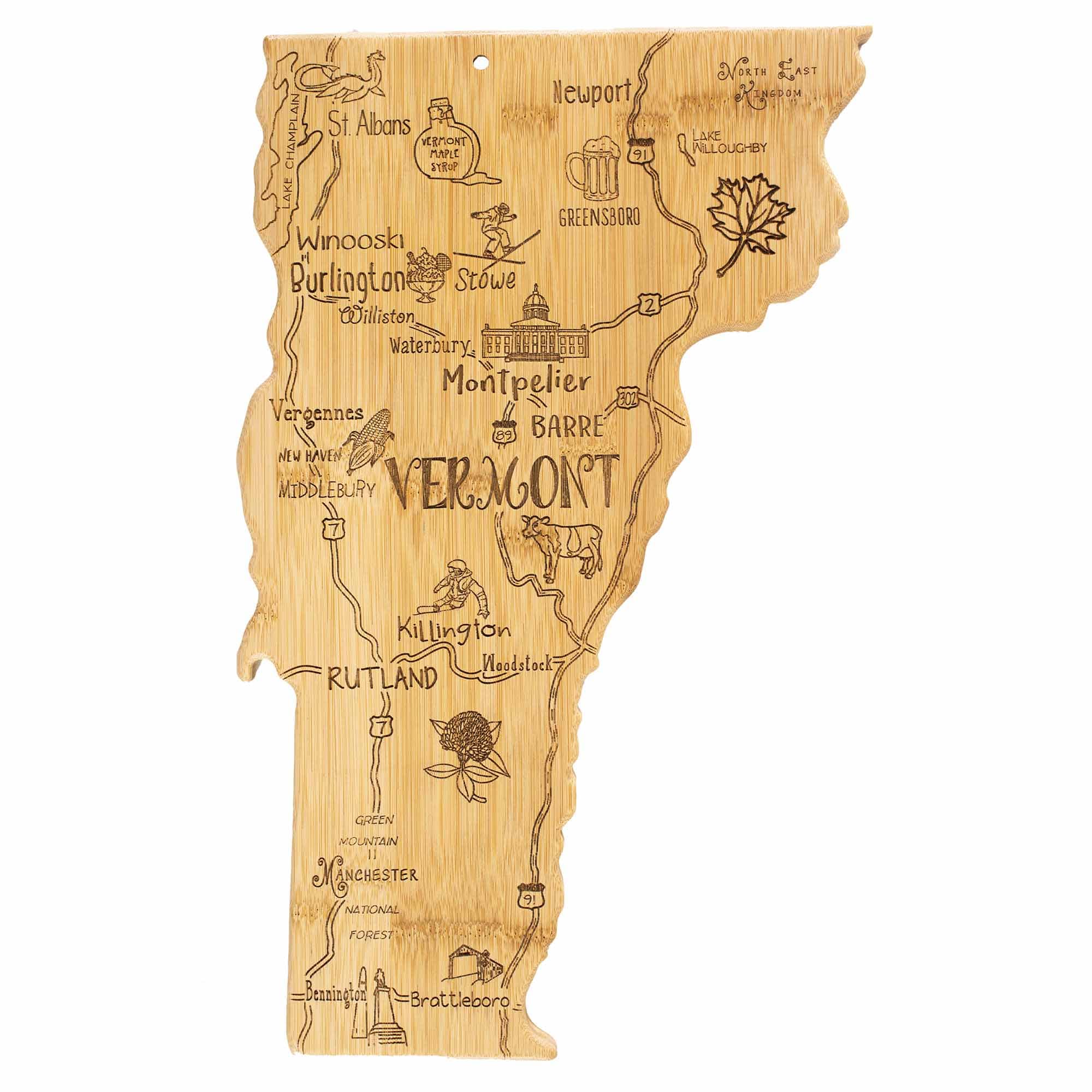 Premium Vermont Maple Wood Cutting Board - 16