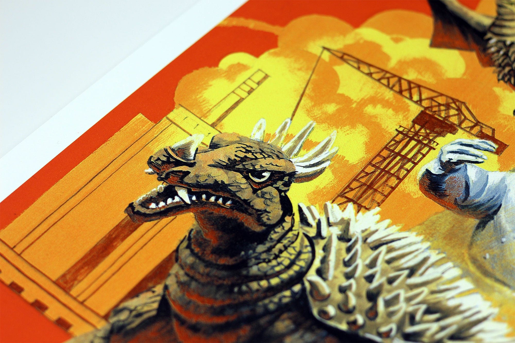 Destroy All Monsters Movie Poster - Classic Kaiju Film Wall Art for Godzilla Fans - Perfect for Home Theater, Game Room & Office Decor