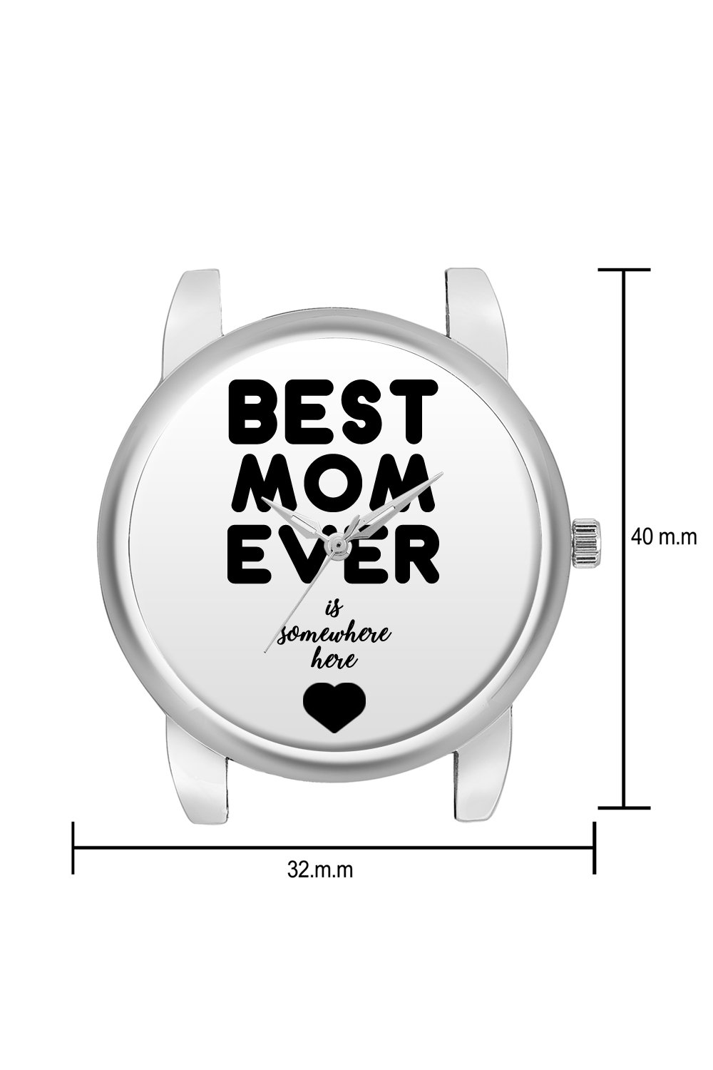 BIGOWL Best Mom Ever Women's Analog Wrist Watch - Elegant Mother's Day Gift for Wife, Daughter, Grandma | Perfect for Daily Wear, Special Occasions & Gift Giving