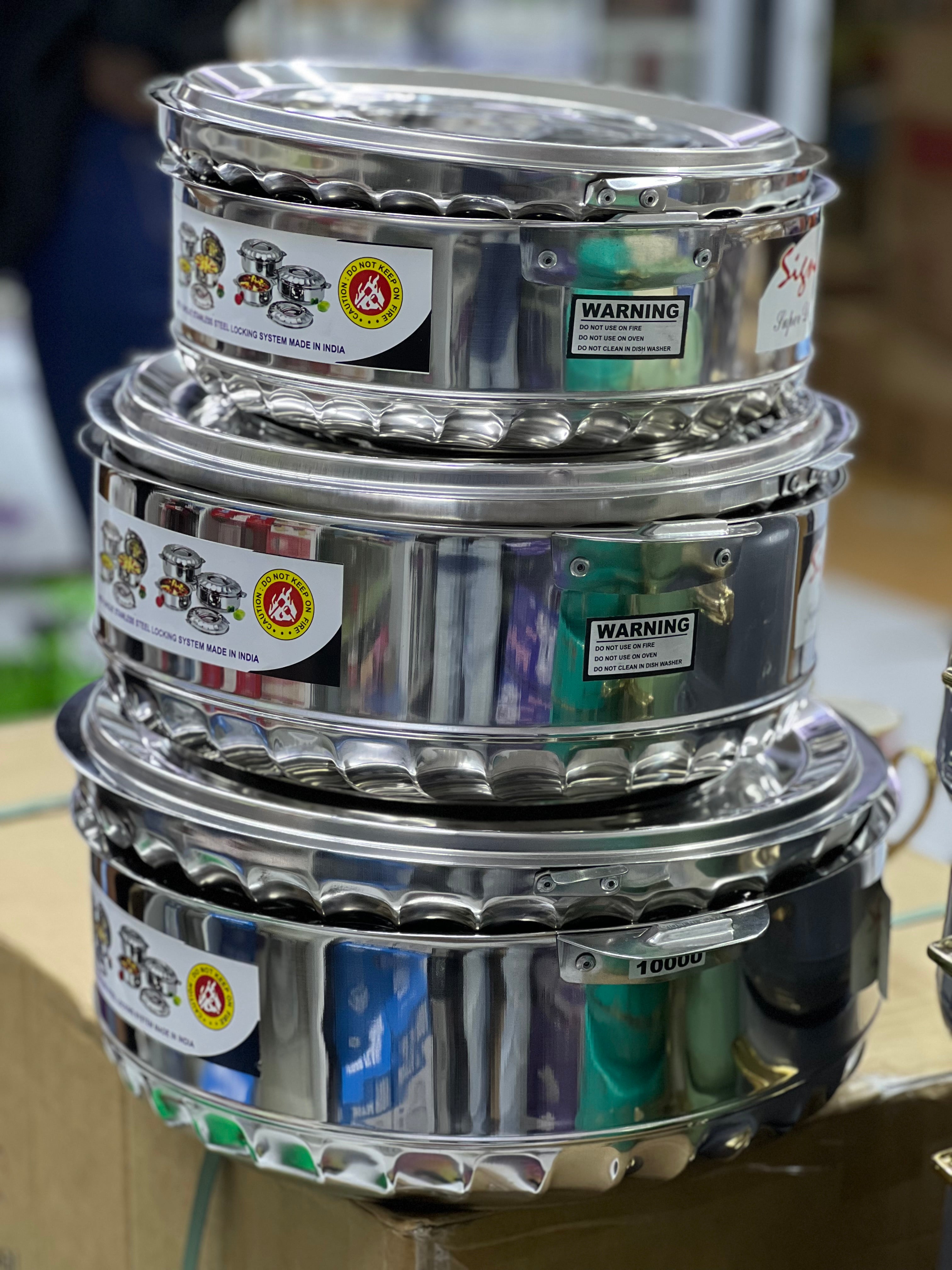 Premium 3-Piece Hot Pot Set - Stainless Steel Pot with Divider, Lid & Base - Perfect for Family Gatherings, Asian Cuisine & Home Cooking