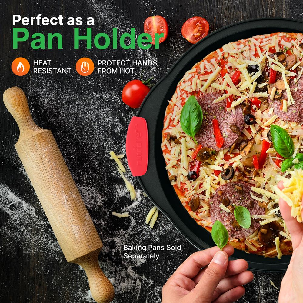 6-Pack Silicone Handle Grips - Heat Resistant & Non-Slip Kitchen Tool for Pots, Pans & Cookware - Perfect for Cooking, Baking & Grilling