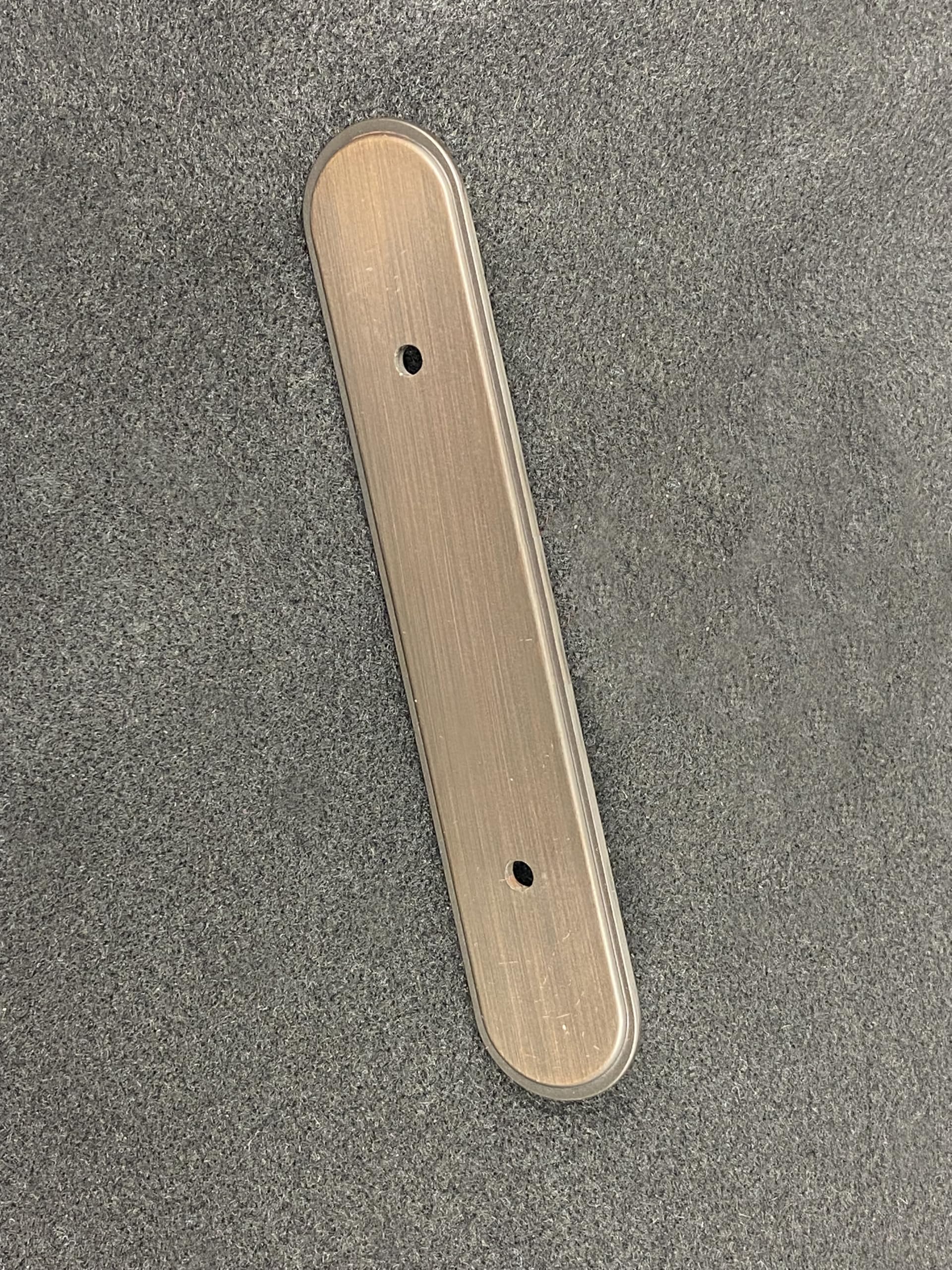 CKP Brand #300 3 Inch (76mm) Oval Backplate - Oil Rubbed Bronze Finish - 25 Pack - Perfect for Cabinet Hardware, Door Handles & Furniture Restoration Projects