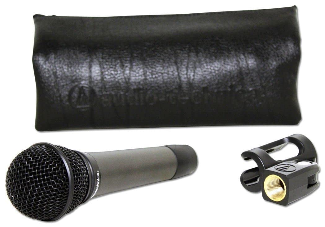Audio Technica ATM410 Cardioid Dynamic Microphones with HI-Energy Neo Magnet - Professional Studio Recording, Live Performance & Podcasting Microphone Pair for Clear Vocal Capture