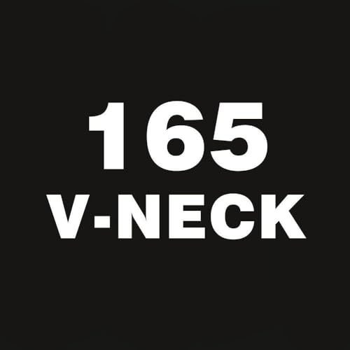 165 V-neck Heathered Black
