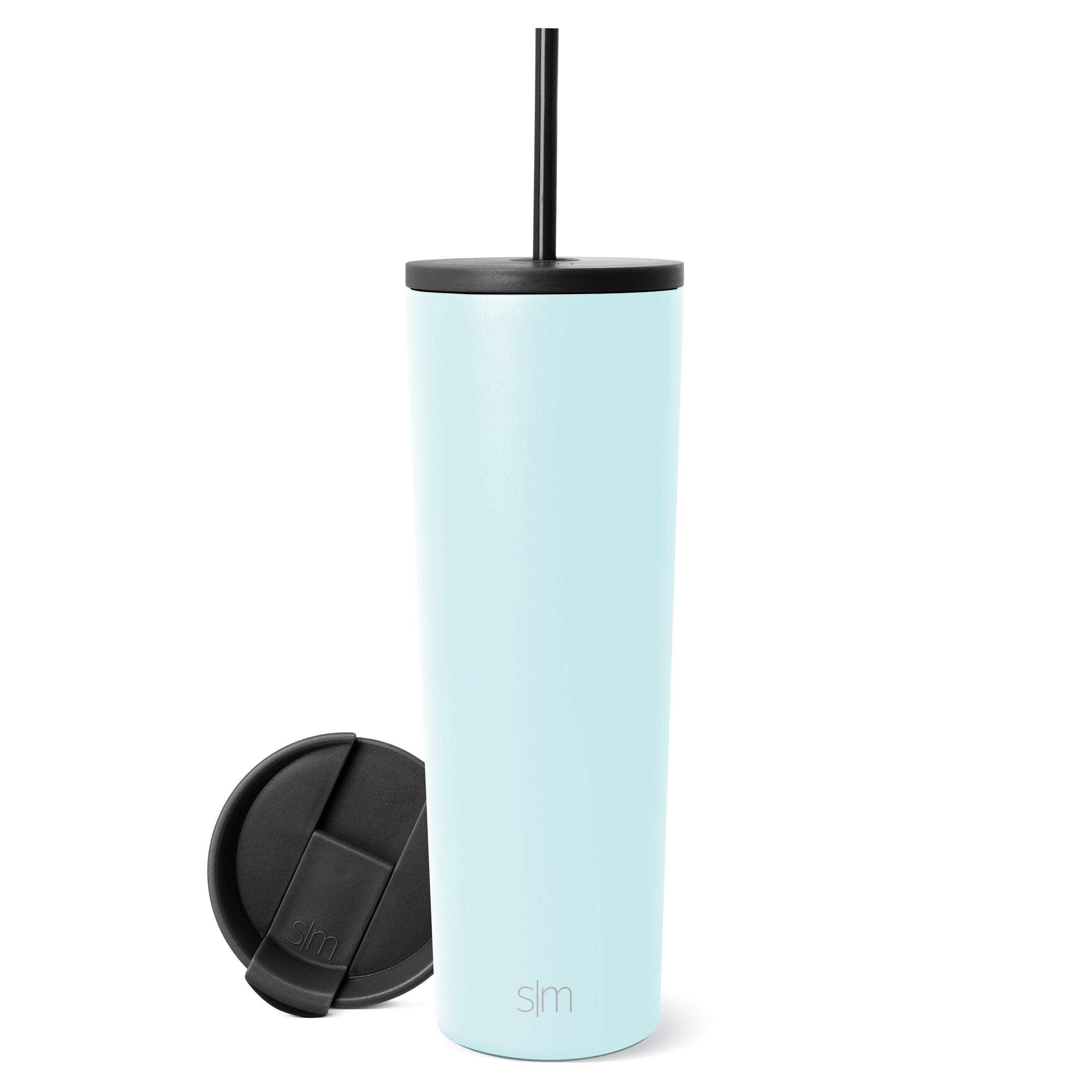 28oz Classic Stainless Steel Tumbler with Lid & Straw - 16oz Option Available - Insulated Travel Mug for Coffee, Tea & Cold Drinks - Perfect for Office, Gym & Outdoor Activities