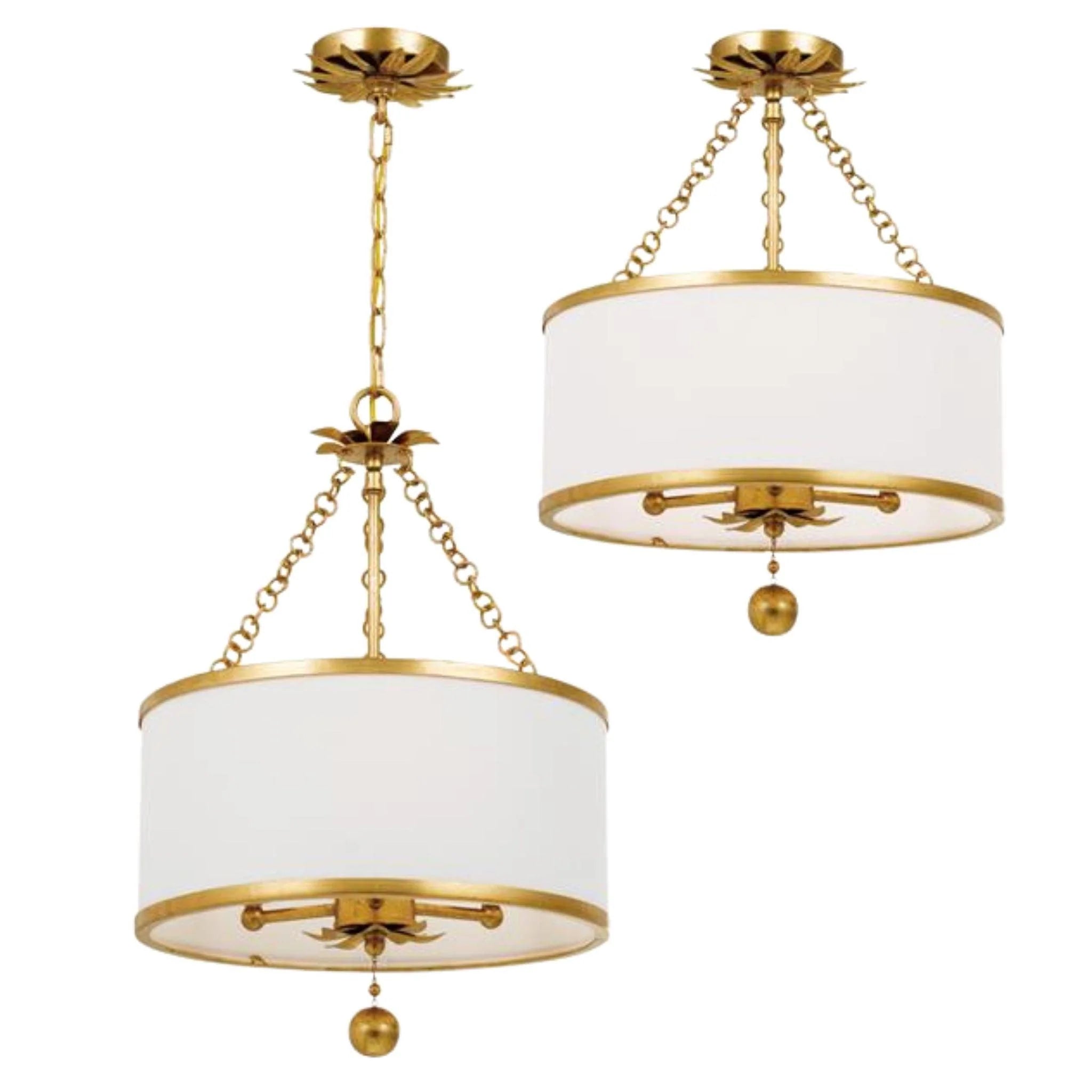 3-Light Mini Chandelier - Elegant Brooch Design Ceiling Fixture for Bedroom, Dining Room & Entryway Lighting Decor