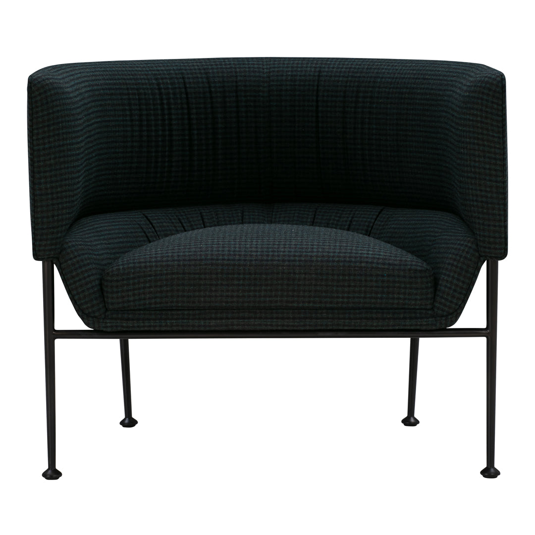 Modern Accent Chair - Mid Century Lounge Chair with Wooden Legs for Living Room, Bedroom, or Office - Comfortable Reading Chair with Soft Cushions and Ergonomic Design - Perfect for Relaxing, Napping, or Working from Home