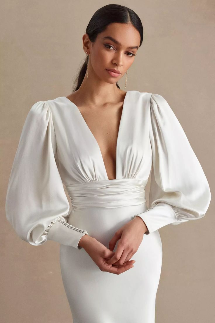Watters Clara Gown - Elegant Formal Evening Dress for Weddings, Prom & Special Occasions | Plus Size Options Available
