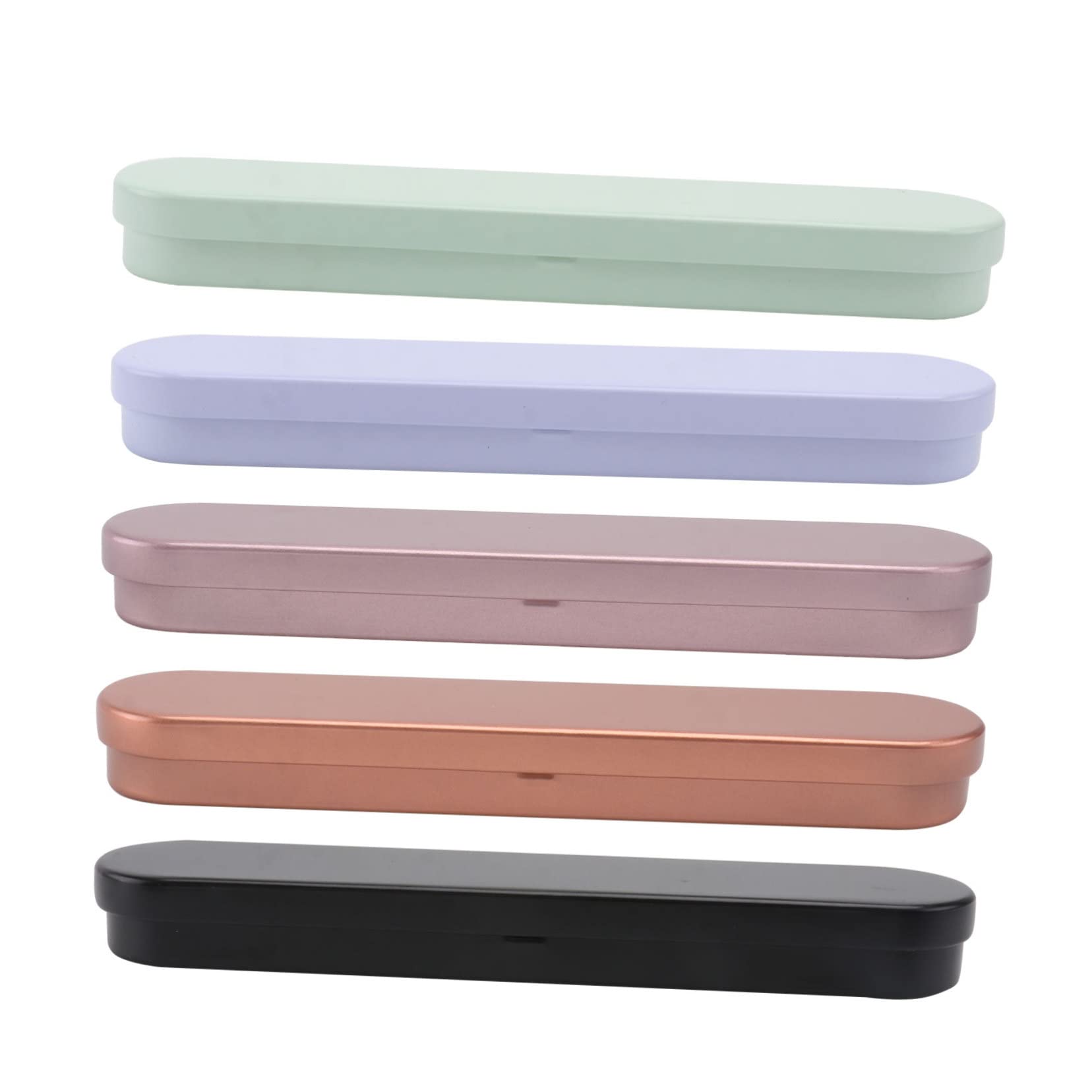 5-Piece Eyelash Extension Tweezers Set with Anti-Shock Storage Case - Professional Lash Tool Organizer for Salon, Home & Travel Use