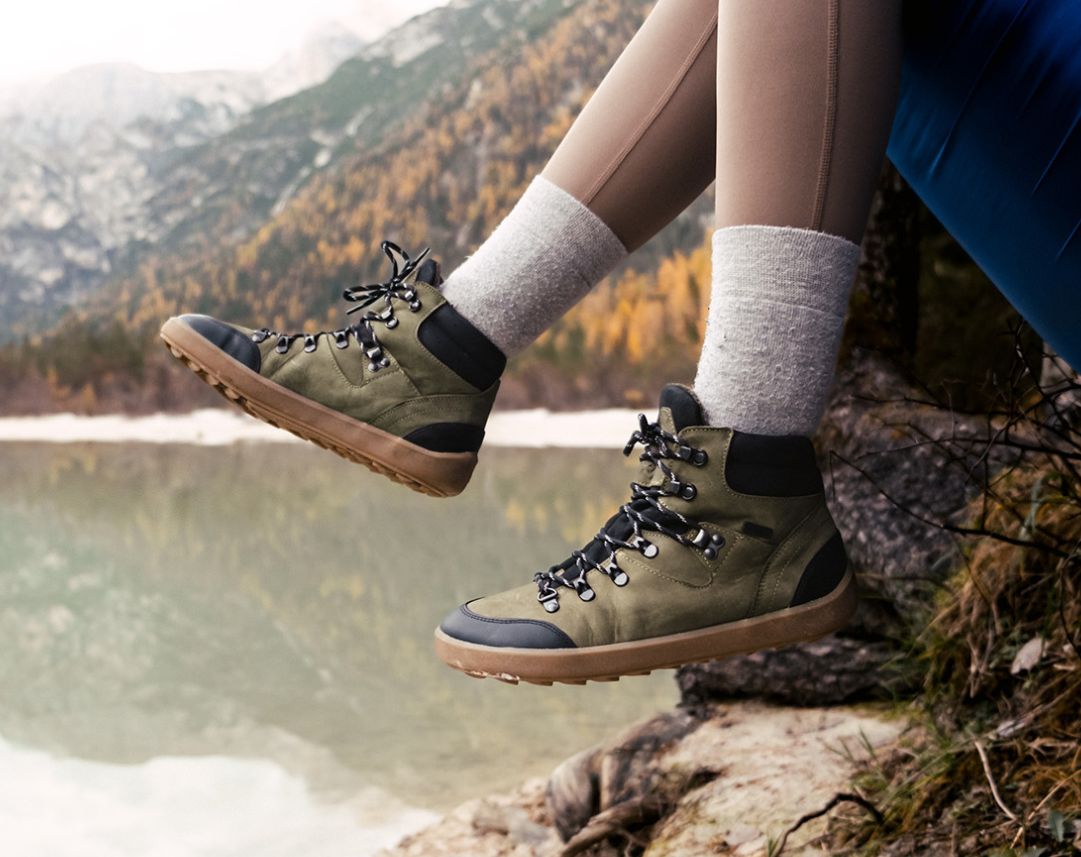 Barefoot Shoes for Men & Women - Be Lenka Ranger 2.0 Minimalist Trail Running Shoes in Army Green | Lightweight & Flexible for Hiking, Walking & Outdoor Adventures