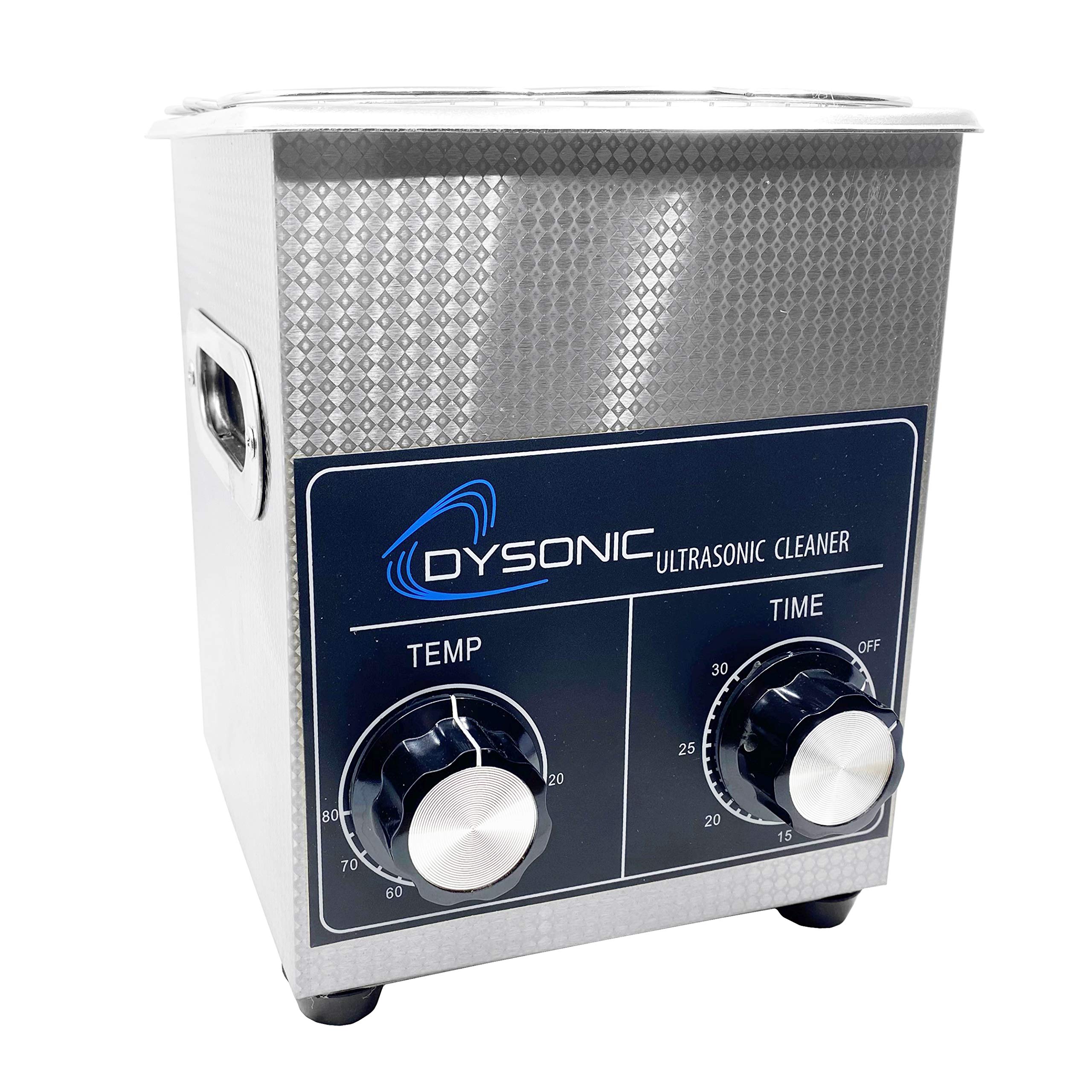 2QT Ultrasonic Cleaner with Heater - Stainless Steel Jewelry Cleaner with Timer for Rings, Watches, Glasses & Dentures - Perfect for Home & Professional Use