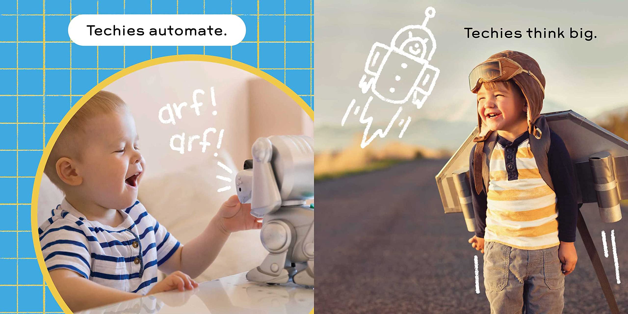 STEM Baby Technology Book - Early Learning STEM Books for Babies & Toddlers | Tinker & Maker Activities for Kids | Perfect for Early Childhood Education & Interactive Playtime