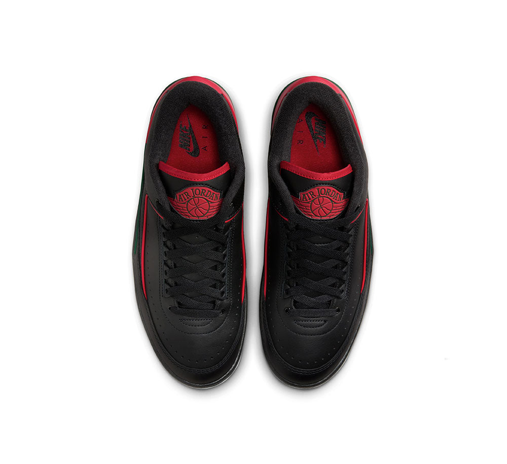 AIR JORDAN 2 RETRO LOW Men's Basketball Shoes - Classic White/Black/Red Colorway - Perfect for Streetwear & Casual Style