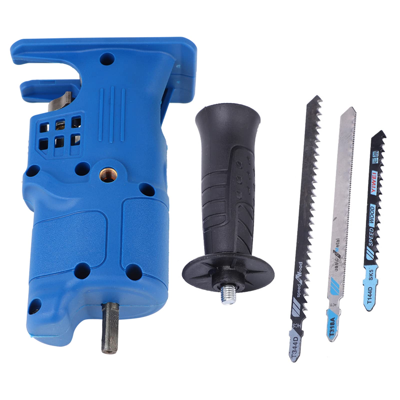 Cordless Reciprocating Saw Kit - Electric Power Tool for Wood & Metal Cutting | Portable Saw with Drill Attachment | Ideal for DIY Projects, Construction & Home Renovation
