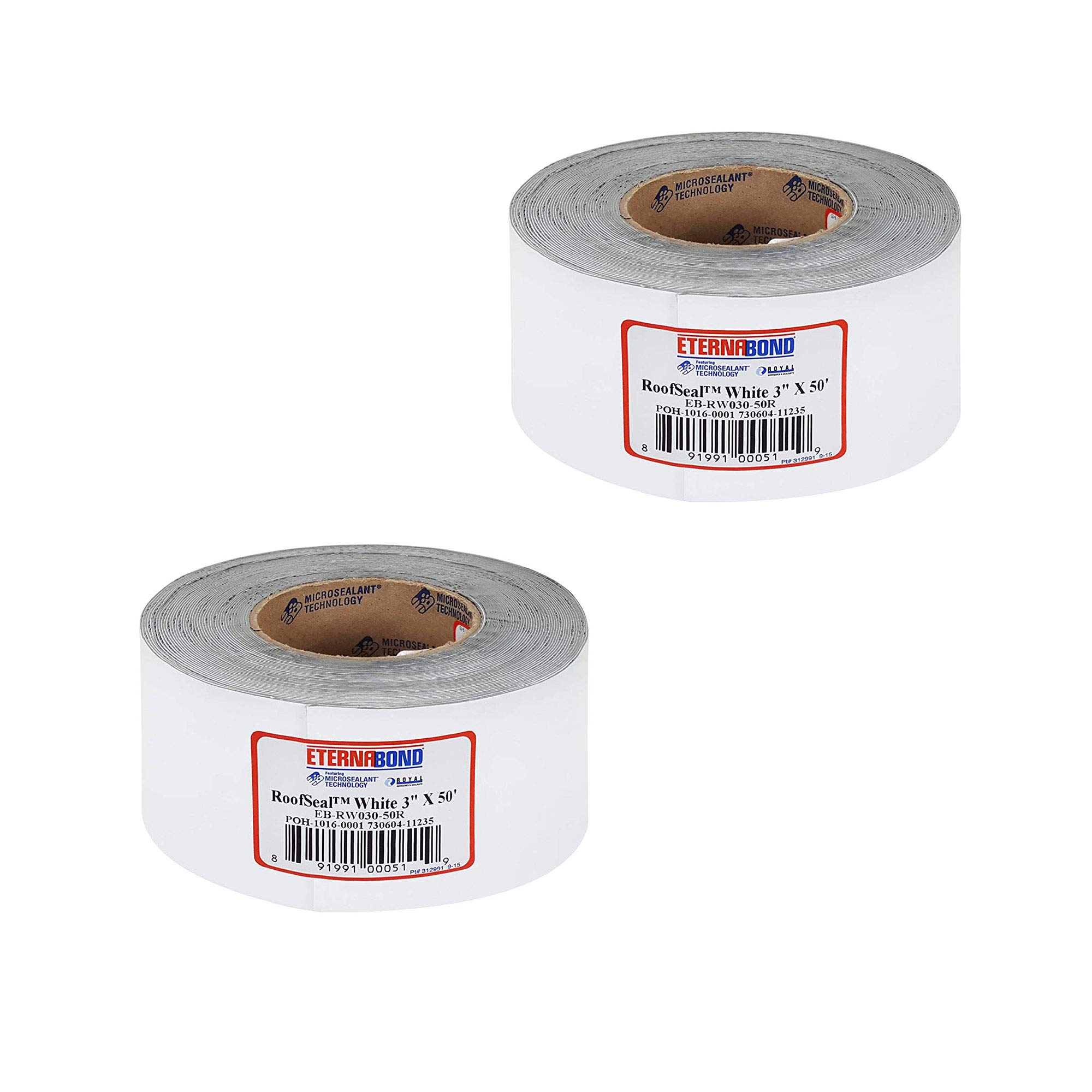 Eternabond RV Rubber Roof Seal Tape - White (2 Pack, 3