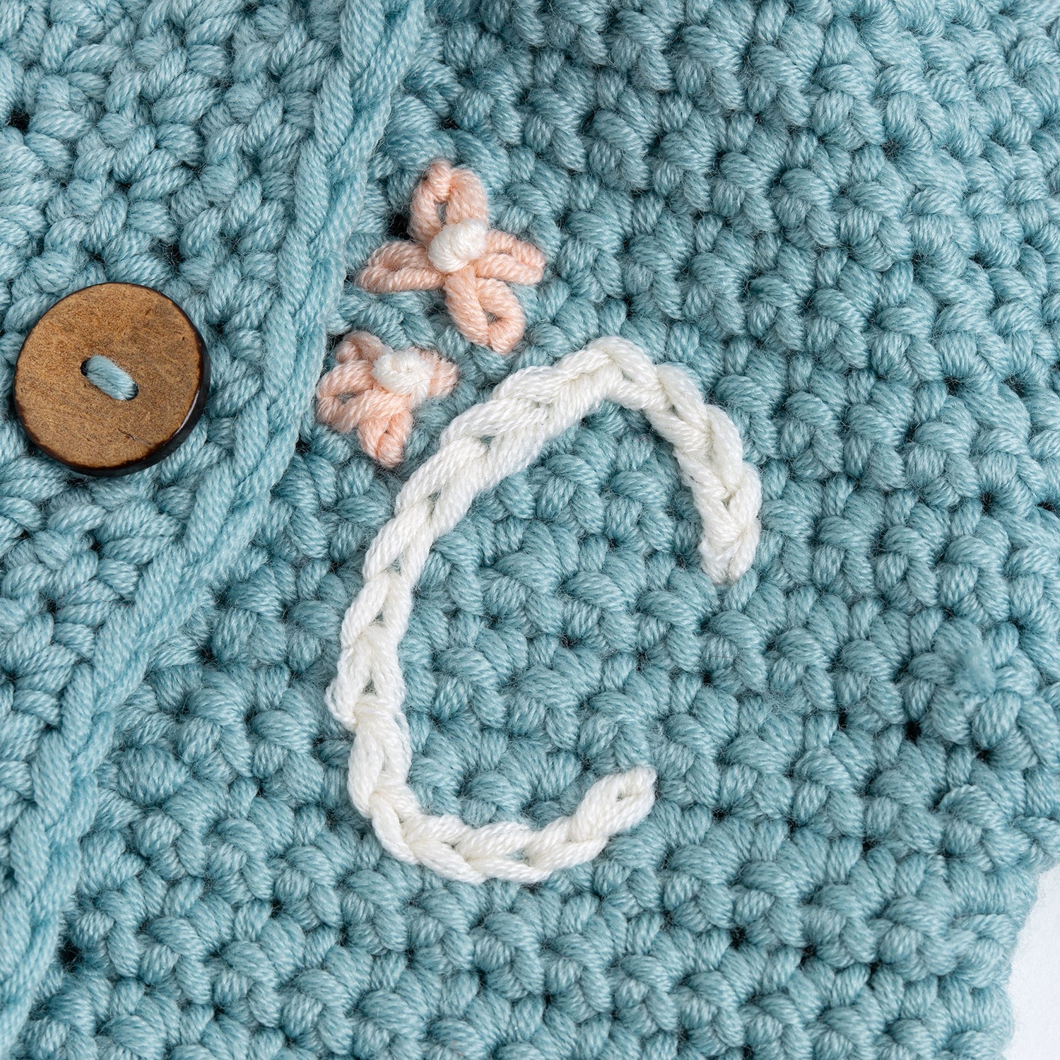 Personalized Baby Cardigan Crochet Kit - DIY Handmade Knitting Set for Newborns & Toddlers - Perfect for Baby Showers, Gifts & Handmade Projects