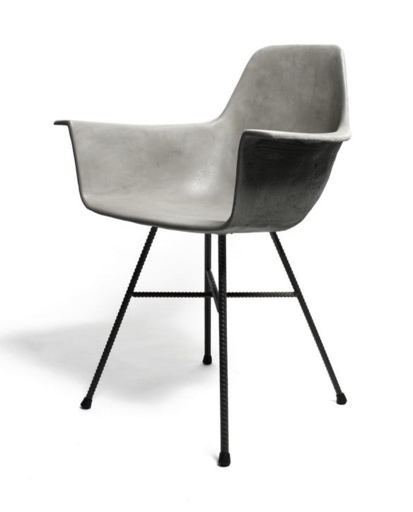 Hauteville Armchair by Lyon Beton - Modern Lounge Chair for Living Room, Office & Reading Nook - Durable & Stylish Accent Furniture