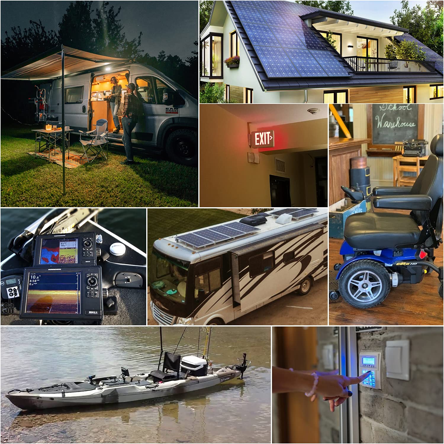 WEIZE 12V 100Ah 1280Wh LiFePO4 Lithium Deep Cycle Battery - Group 31 Size for RVs, Solar Systems, Marine & Off-Grid Power - Long Lasting Energy Storage Solution