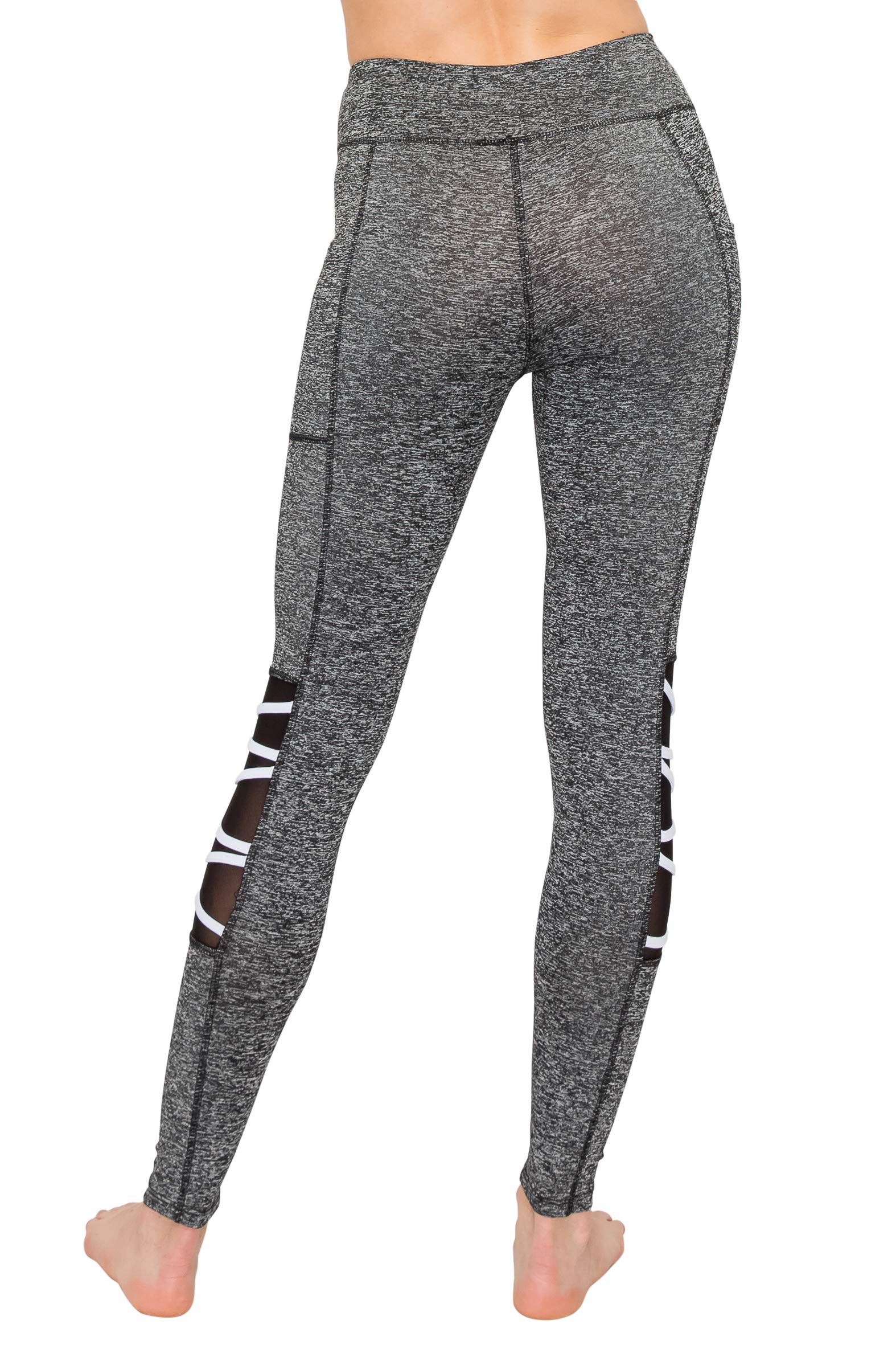 ALWAYS Women's High Waisted Yoga Pants - Breathable Mesh Stretch Workout Leggings for Running, Gym & Lounge | Comfortable Activewear for Fitness & Everyday Wear