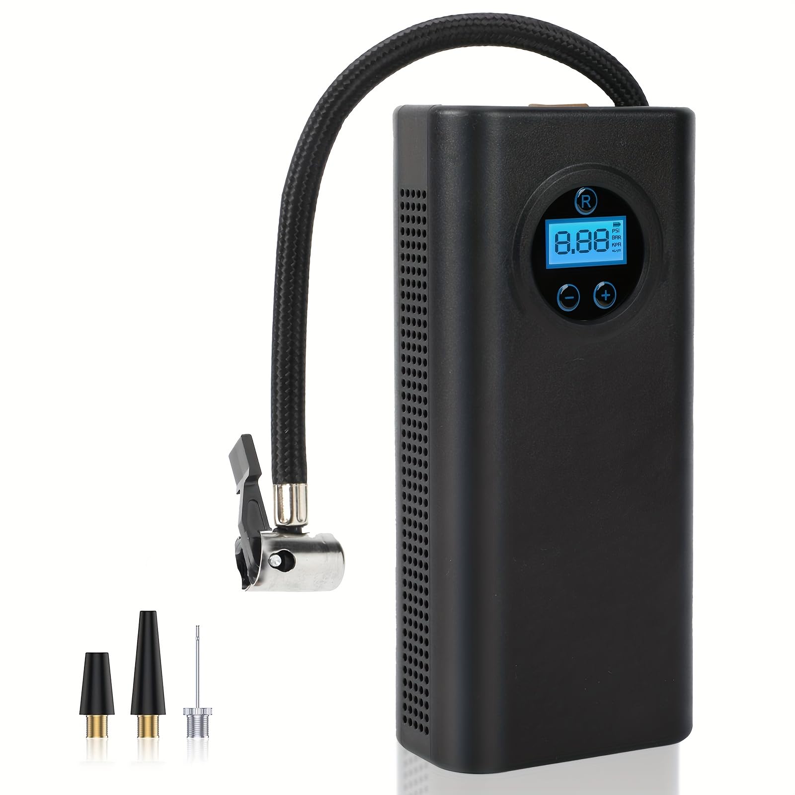 Best Cordless Tire Inflator Portable Air Pump - 150PSI Electric Air Compressor for Car, Bike, Motorcycle Tires - Fast Inflation for Sports Balls, Inflatables - Perfect for Road Trips, Camping & Emergency Use