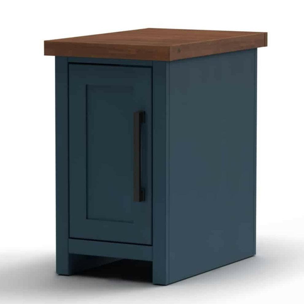 Nantucket Chairside End Table NT4520.BWK - Classic Wooden Side Table for Living Room, Bedroom, or Patio - Perfect for Holding Drinks, Books, and Decor
