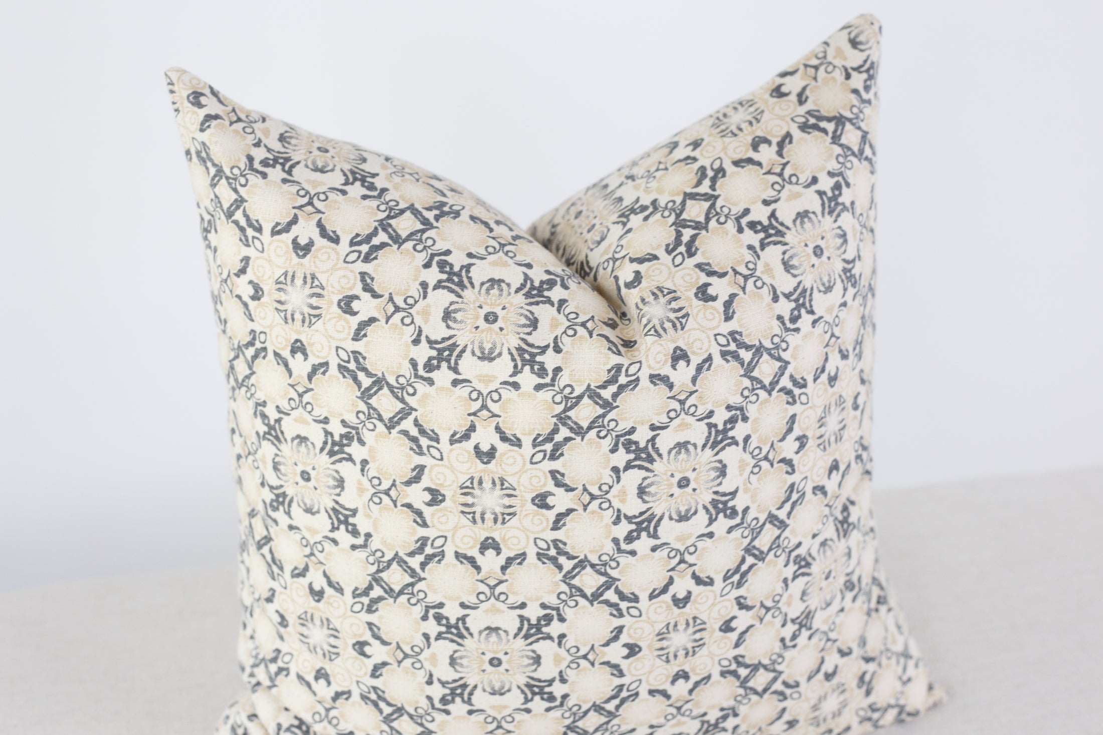 Marlee Floral Pillow Cover - Decorative Cushion Case for Sofa, Bed, Living Room - Soft Cotton Home Decor