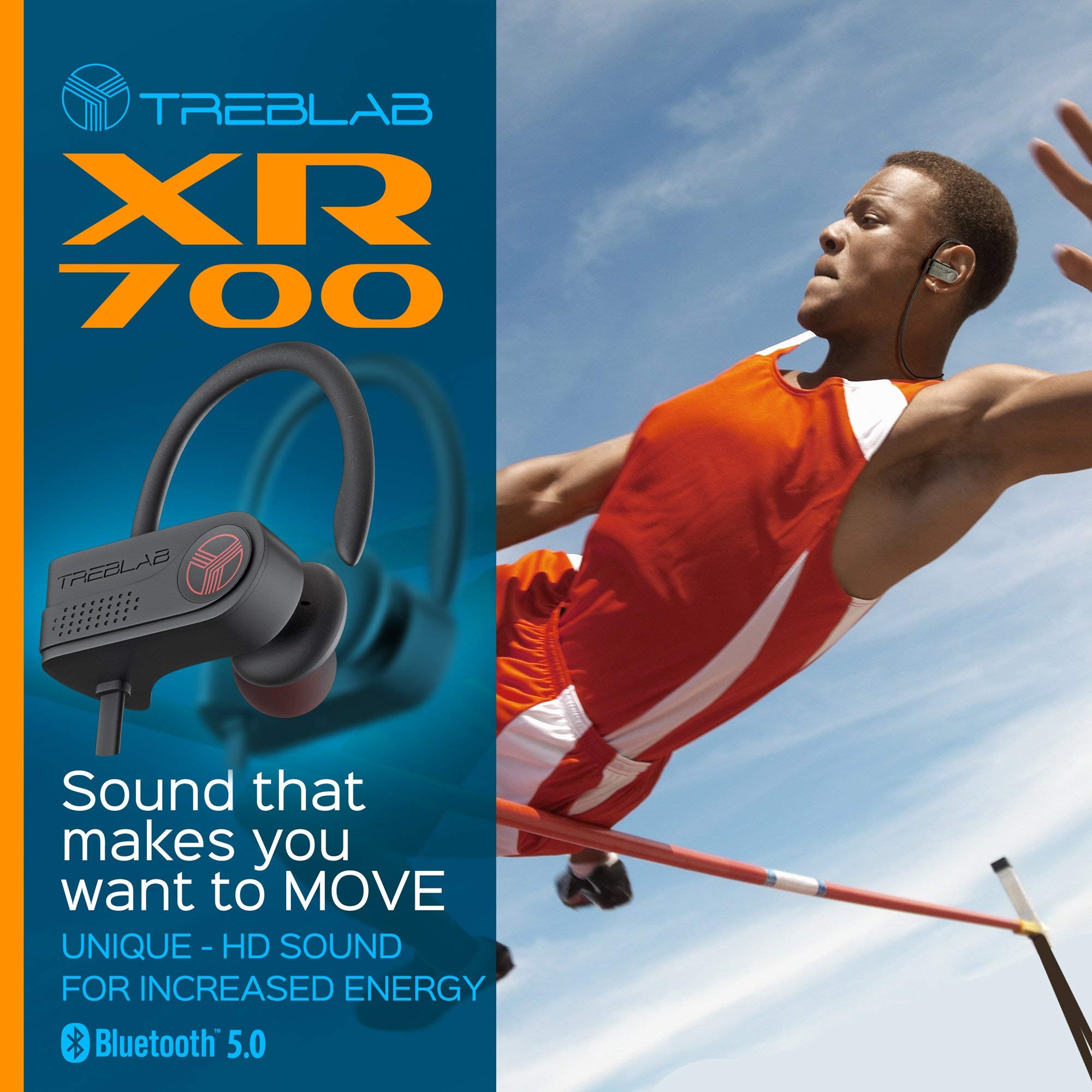 TREBLAB X3 Pro & XR700 True Wireless Earbuds - Bluetooth 5.0 Sports Headphones with Noise Cancellation - Perfect for Running, Gym Workouts and Travel