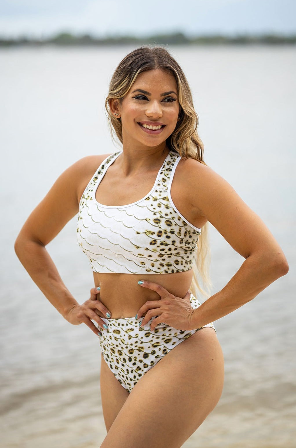 Leopard Print Sports Bra for Women - High Support Workout Top for Running, Yoga & Gym - Comfortable & Breathable Activewear