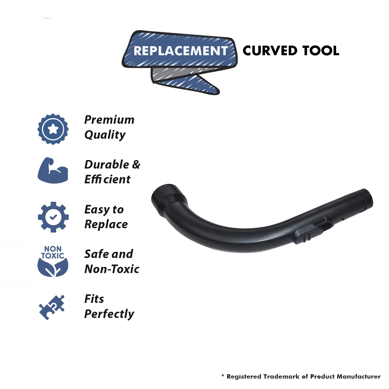 Miele Vacuum Hose Wand - Compatible with C2, C3, S8 Models for Carpet & Floor Cleaning