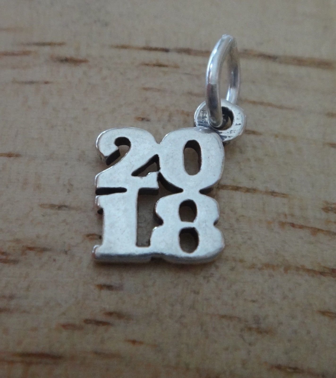 Wholesale 12x11mm Sterling Silver Stacked Graduation Charm for Jewelry Making - Pendant, Bracelet & DIY Craft Supplies - Perfect for High School & College Graduation Gifts 2018