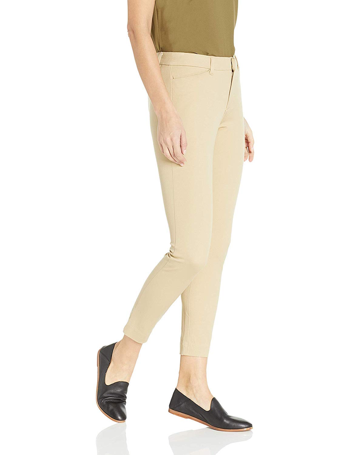Amazon Essentials Women's Skinny Ankle Pants - Slim Fit Stretch Work Pants for Office, Business Casual & Everyday Wear