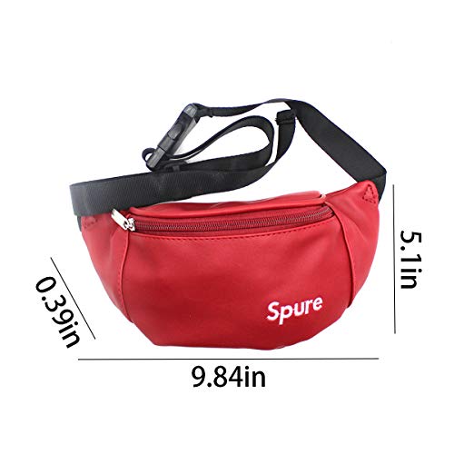 Aibearty Kids Fanny Pack for Boys & Girls - Adjustable Waist Bag for Outdoor Activities, Travel, Hiking & School Essentials | Crossbody Purse for Hands-Free Convenience