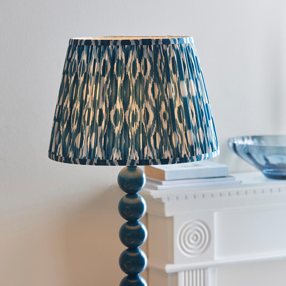 Auralis Ikat Floor Lamp with E27 Socket - Modern Handwoven Design for Living Room, Bedroom & Office Lighting
