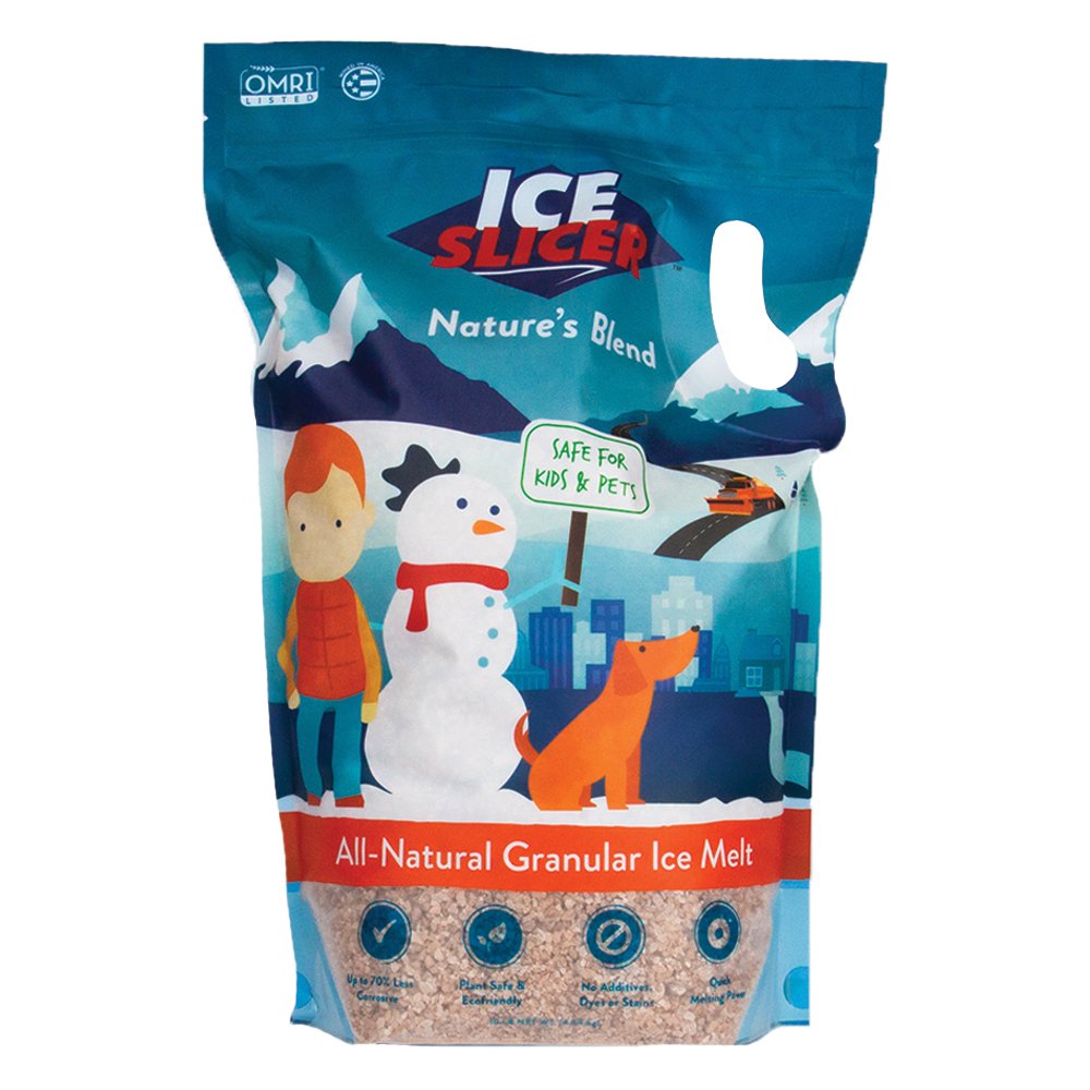 High Performance Ice Slicer Snow & Ice Melt - 160 oz (10 lbs) Fast-Acting Deicer for Driveways, Sidewalks & Steps - Safe for Pets & Concrete