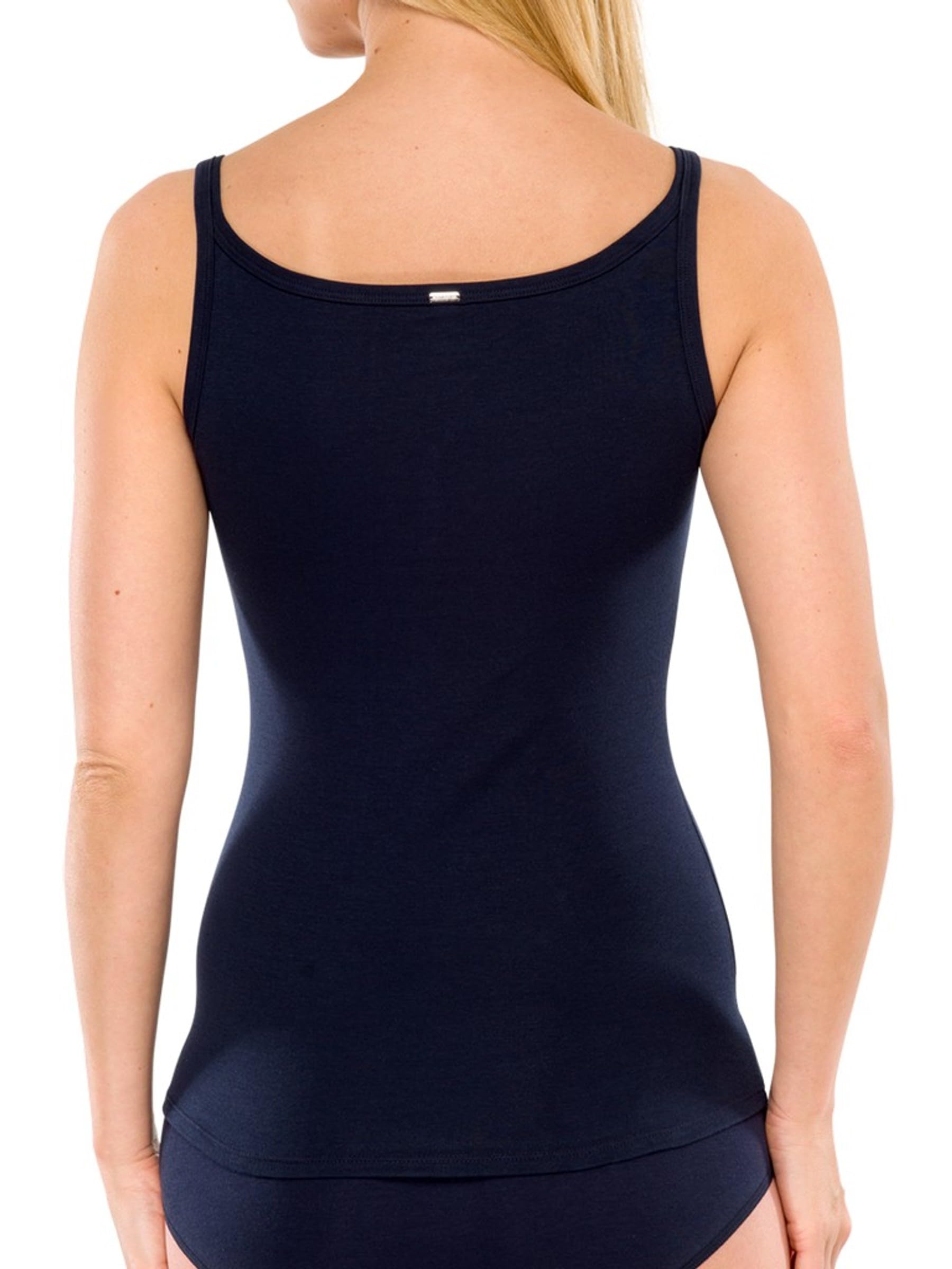 Schiesser Women's XXL Blue Top Button Tape Underwear - Comfortable & Natural Beauty for Everyday Wear