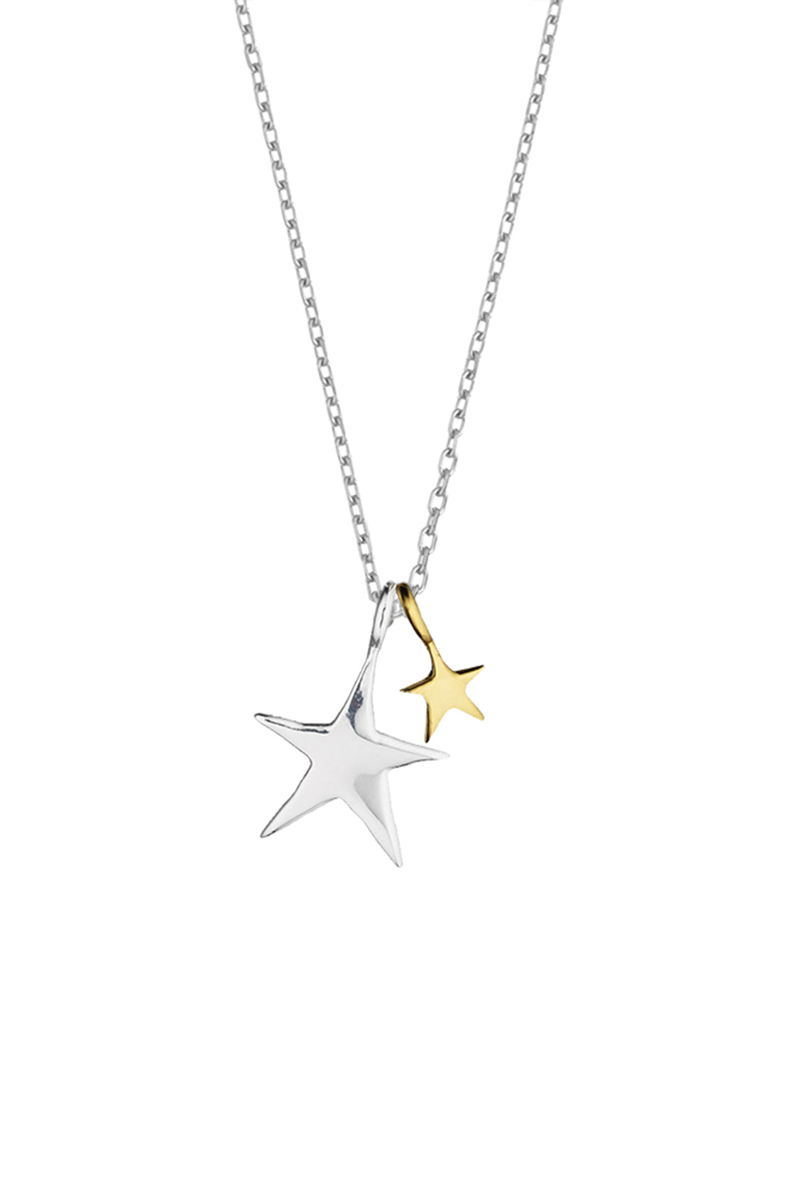 Double Hand Drawn Star Necklace - Unique Handmade Jewelry for Women | Perfect Gift for Birthday, Anniversary & Special Occasions