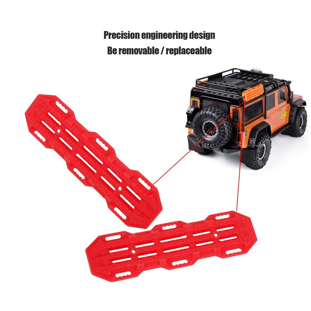1/10 RC Crawler Car Anti-Skid Decorative Board - 2Pcs for Climbing & Recovery Tracks
