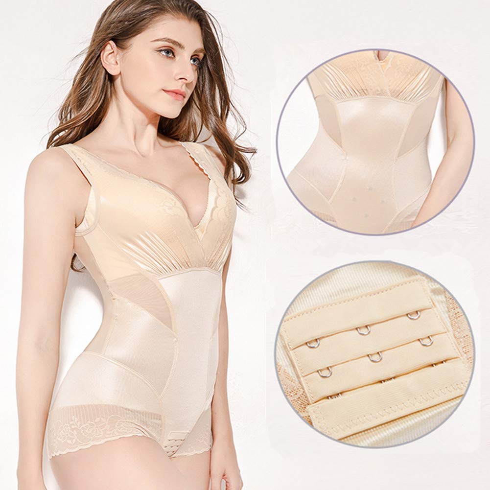 Sexy Lace Corset Bodysuit - Postpartum Waist Trainer & Full Body Shapewear for Women - Tummy Control, Hip & Leg Slimming - Perfect for Special Occasions & Everyday Wear