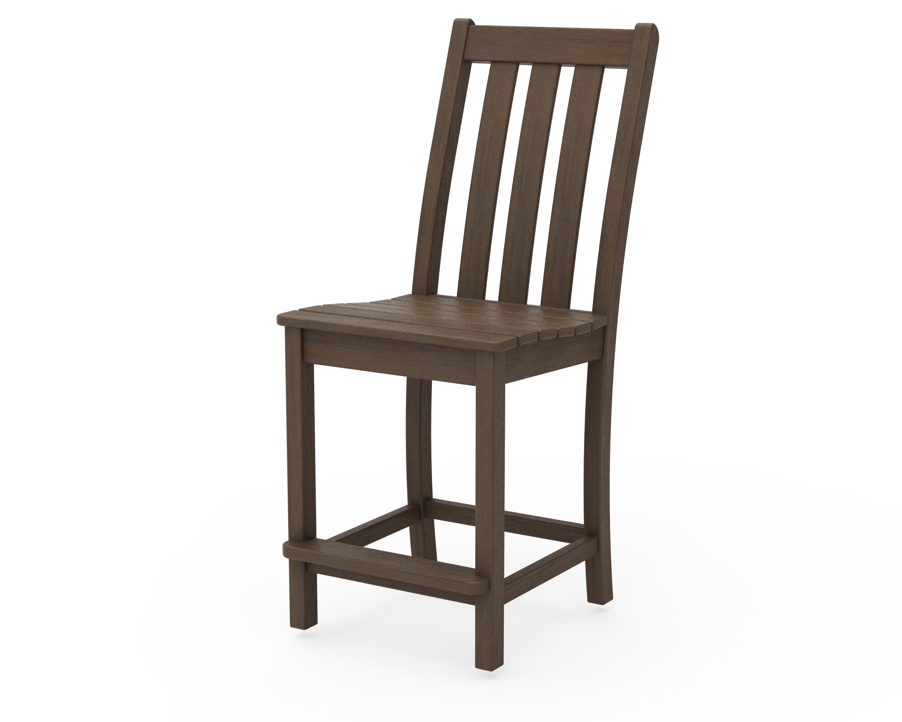 POLYWOOD Vineyard Counter Height Chair - Durable Outdoor Bar Stool for Patio, Deck, or Kitchen - Weather-Resistant & Easy to Clean - Perfect for Entertaining or Relaxing