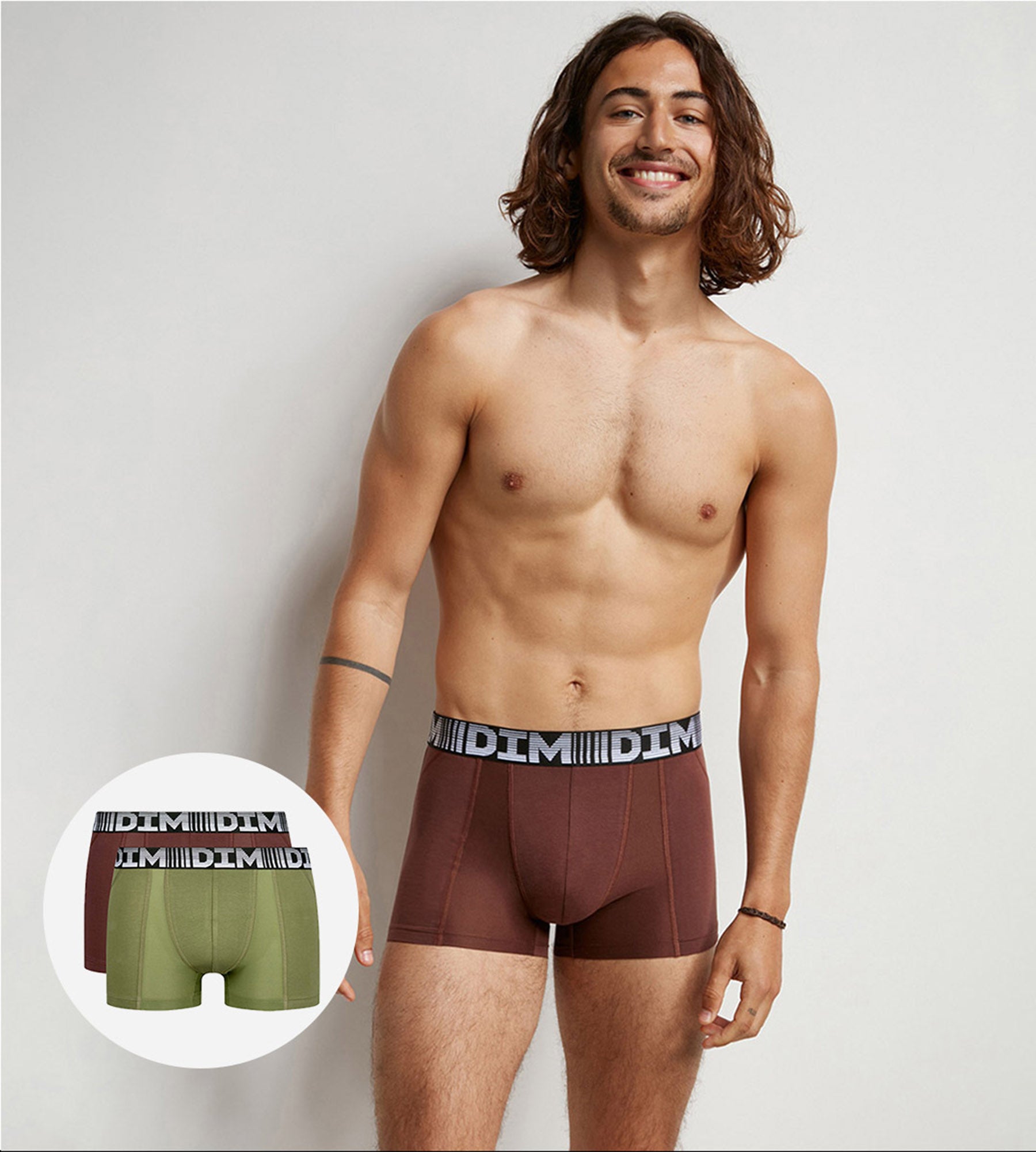 Breathable Cotton & Lycra Men's Boxer Briefs (Pack of 2) - 3D Flex Air Technology for All-Day Comfort | Perfect for Workout, Travel & Everyday Wear
