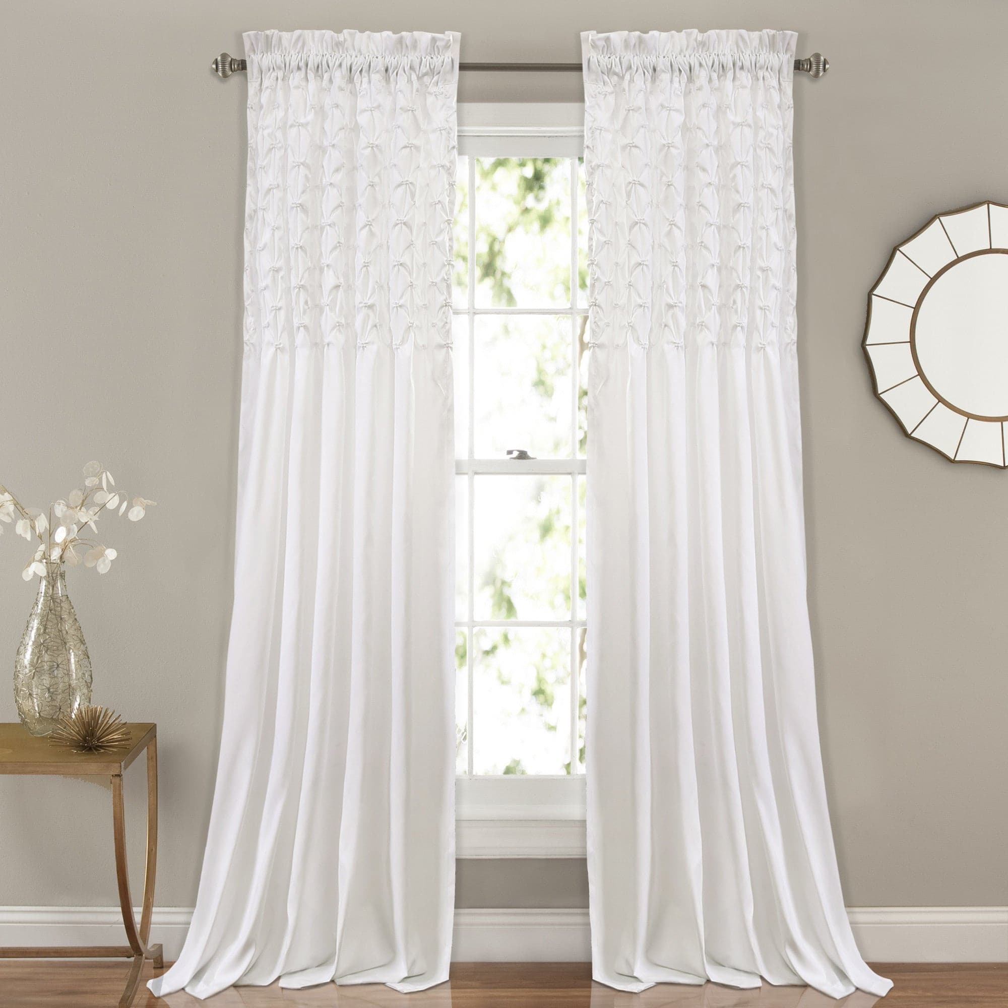 Bayview Window Curtain Set - Blackout Curtains for Living Room & Bedroom - Thermal Insulated Drapes with Rod Pocket - 84 Inch Length (2 Panels) - Perfect for Home Decor, Privacy & Light Control