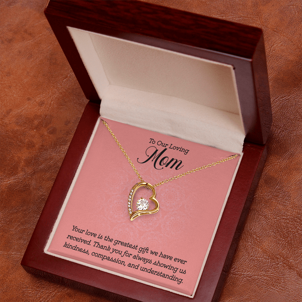 Kids Heart Necklace for Mom - Thoughtful Mother's Day Gift - Perfect for Birthdays, Anniversaries & Special Occasions