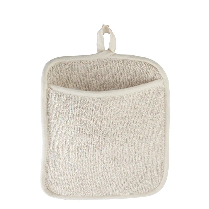 Winco Terry Cloth Pot Holder with Pocket - Heat Resistant Oven Mitts 8.5x9.5 Inches - Perfect for Cooking, Baking & Kitchen Safety (PH 9W)