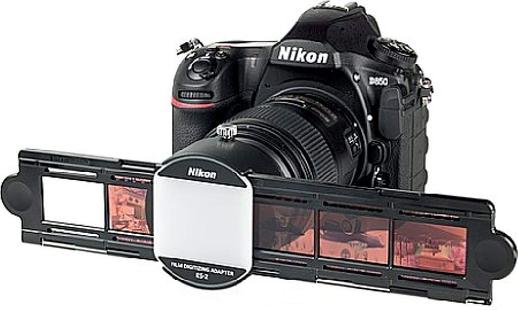 Nikon ES-2 Digital Camera Film Digitizing Kit - Black | High-Quality Film Scanner Adapter for DSLR Cameras | Perfect for Archiving Old Negatives & Slides at Home